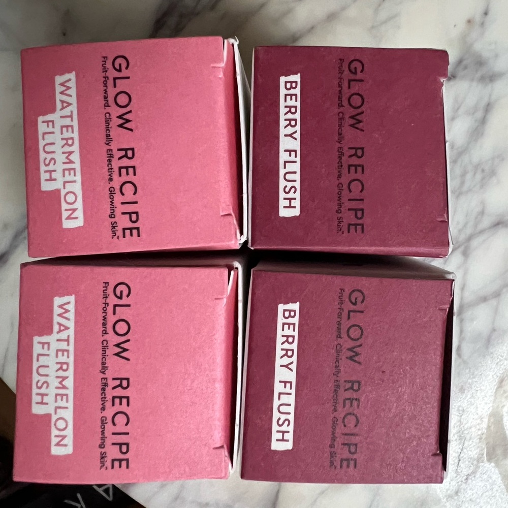 Glow Recipe Tinted Serum – Watermelon Flush (2) & Berry Flush (2) – New - Picture 2 of 4